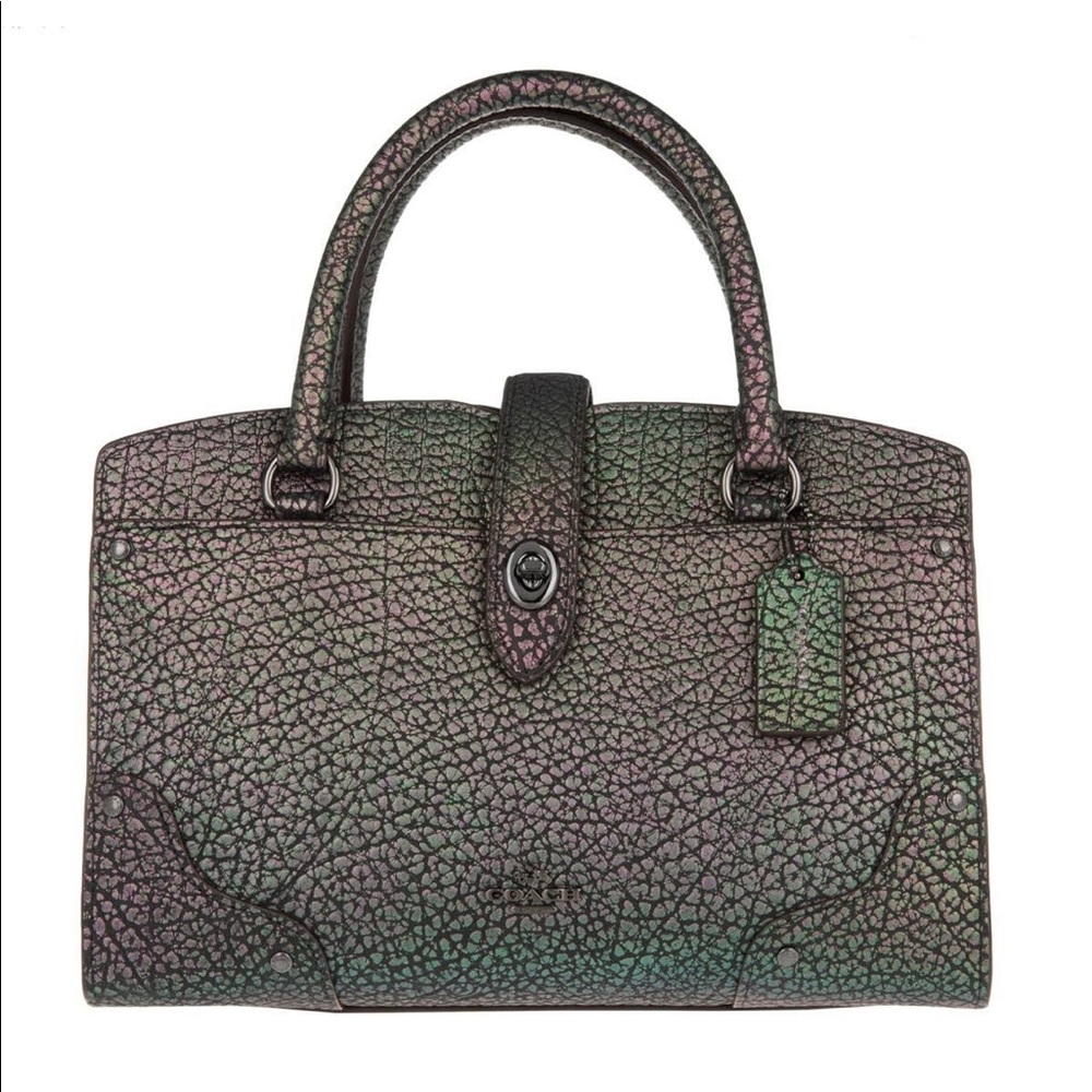 Coach iridescent Purse*RARE*worn twice Satchel bag